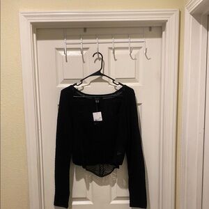 Elegant Black Women's Top